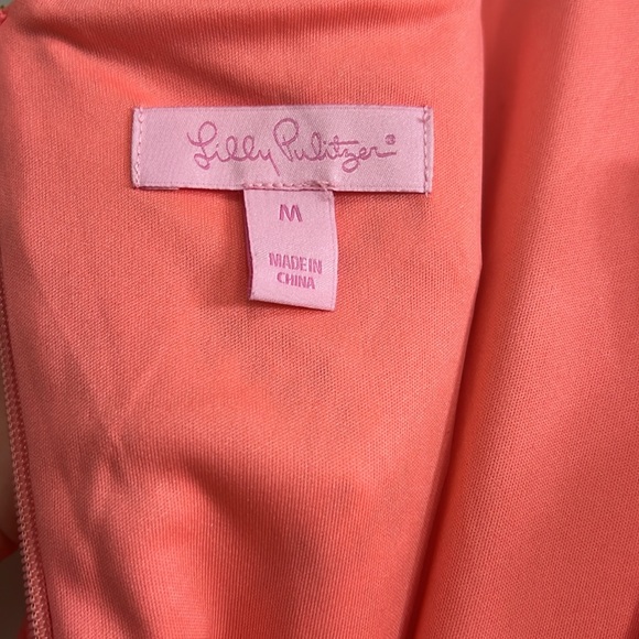 Lilly Pulitzer Costello Cut In Pucker Pink Breakers Lace Shift Dress - Picture 5 of 6